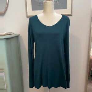 - Boutique Long Peacock blue / green sweater